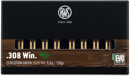 RWS .308 Win.9,0 g EVO GREEN ( 20 sztuk)