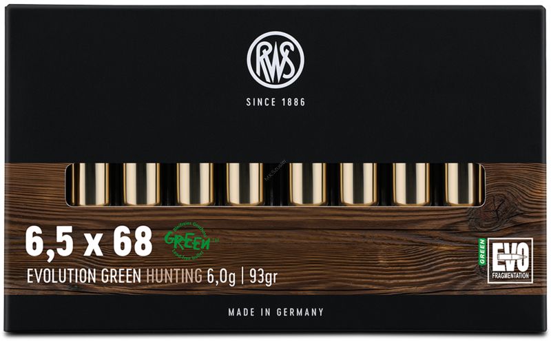 RWS 6,5x68 6,0 g EVO Green ( 20 sztuk )