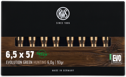RWS 6,5x57 6,0 g EVO Green ( 20 sztuk )