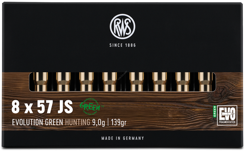 RWS 8x57 JS 9,0 g EVO GREEN ( 20 sztuk)