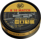 Śrut RWS R 10 Match  0,53 g ( 500 śrucin )