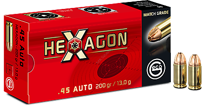 GECO .45 AUTO HEXAGON 13,0 g ( 50 sztuk )