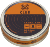Śrut RWS Club 4,5 mm 0,45 g ( 500  śrucin )