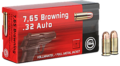 Geco 7.65 Browning FMJ 4,75 g ( 20 sztuk)